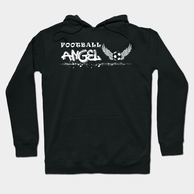 football angel Hoodie by chakibium